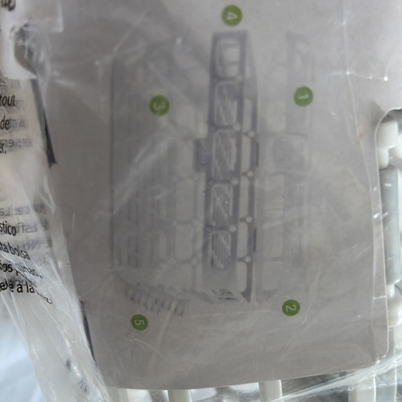 Munchkin High Capacity Dishwasher Basket White & Grey NEW - Picture 4 of 5